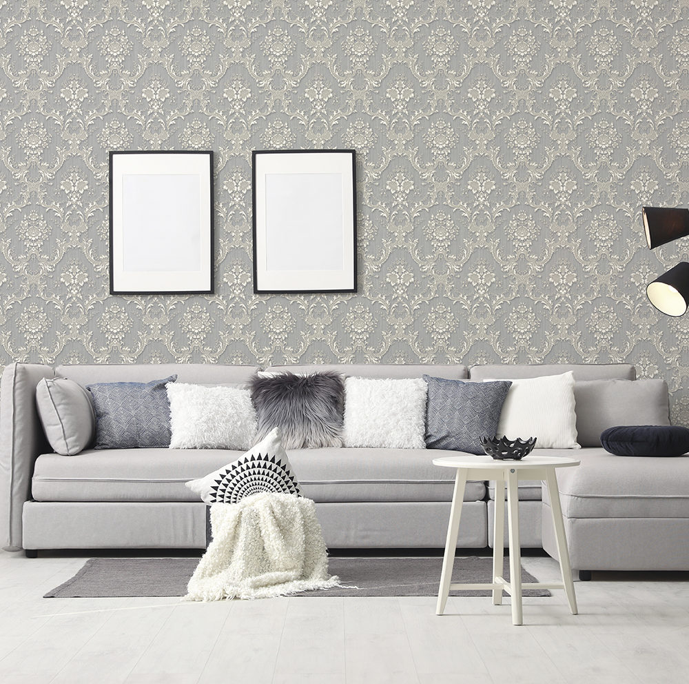 Stylish living room interior with comfortable sofa; Shutterstock ID 1673918491; purchase_order: -; job: -; client: -; other: -