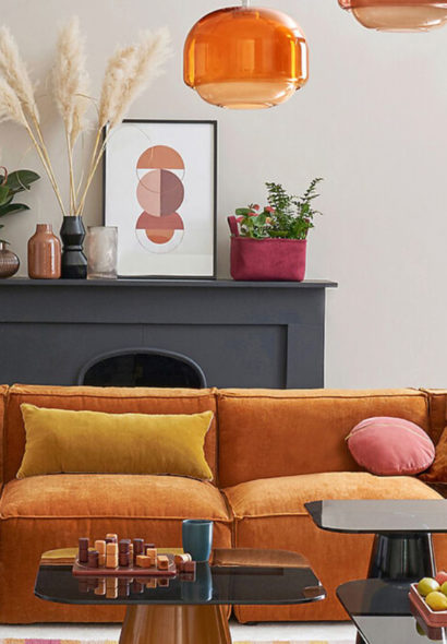 Du orange pour booster le décor