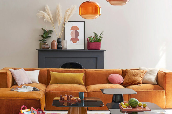 Du orange pour booster le décor